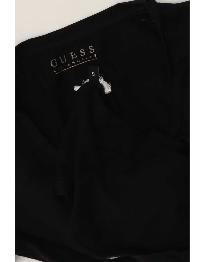 Guess T-shirt graphique pour femme UK 10 Small Noir