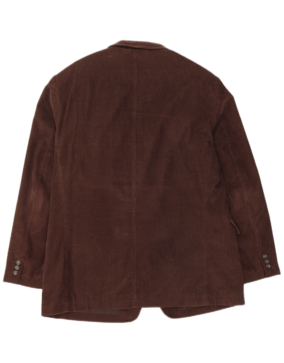 Marks & Spencer Veste blazer en velours côtelé à 2 boutons pour homme UK 40 Large Marron