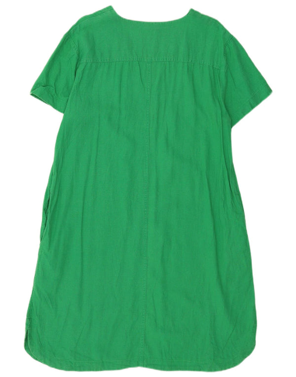Marks & Spencer Robe Tente pour Femme UK 16 Grand Lin Vert