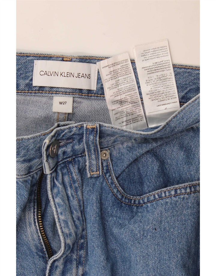Calvin Klein Jean droit femme W27 L28 bleu coton