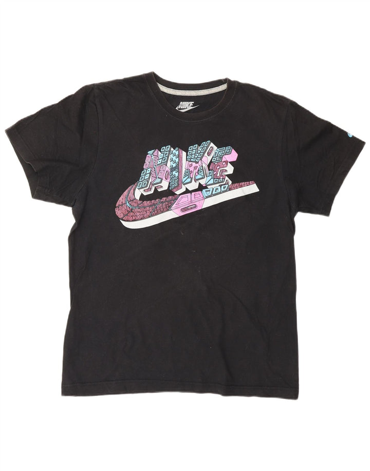 NIKE T-shirt graphique coupe classique pour hommes, petit, noir