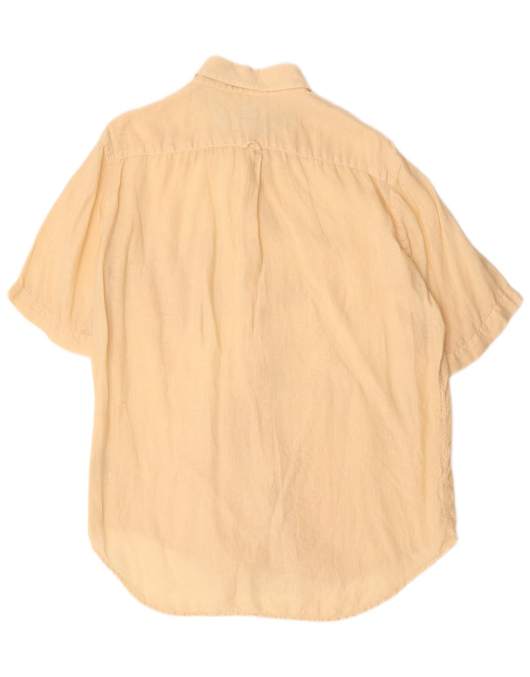 Henry Cottons Chemise à manches courtes pour homme Taille 41 Lin beige moyen