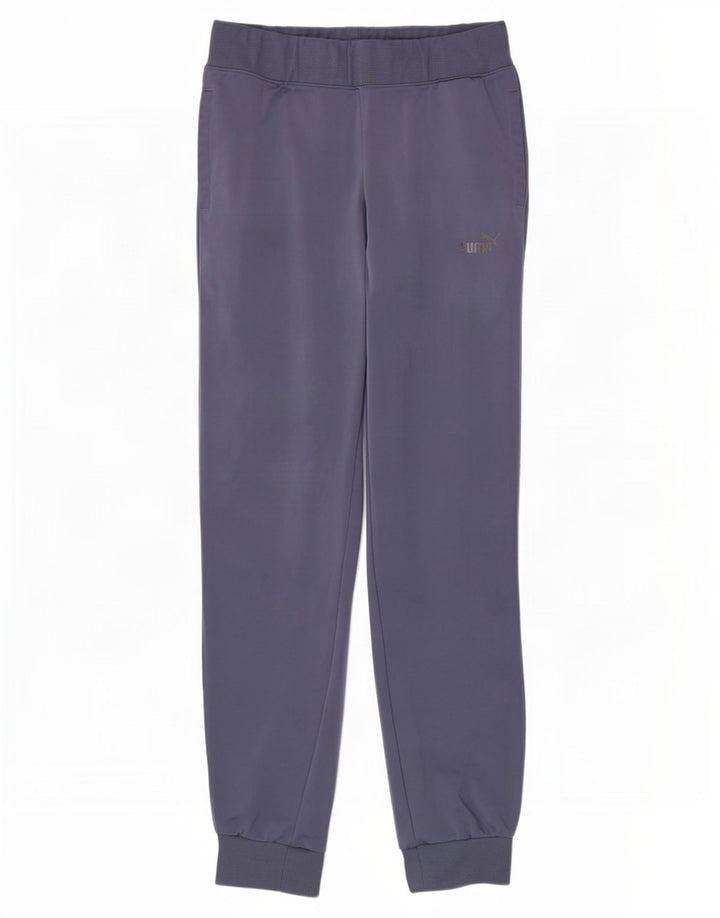Puma Pantalon de survêtement pour femme Joggers UK 12 Bleu moyen Polyester