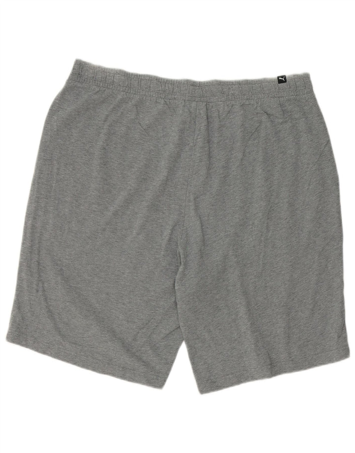 PUMA Short de sport graphique pour homme 2XL Gris Coton