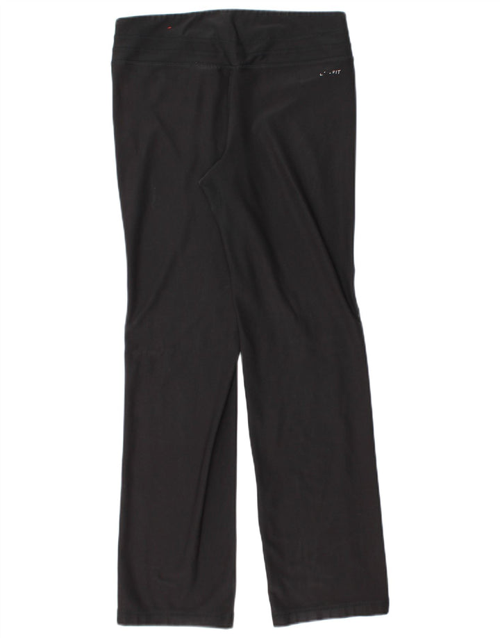 Pantalon de survêtement Nike Dri Fit pour femme UK 10 Small Noir Polyester