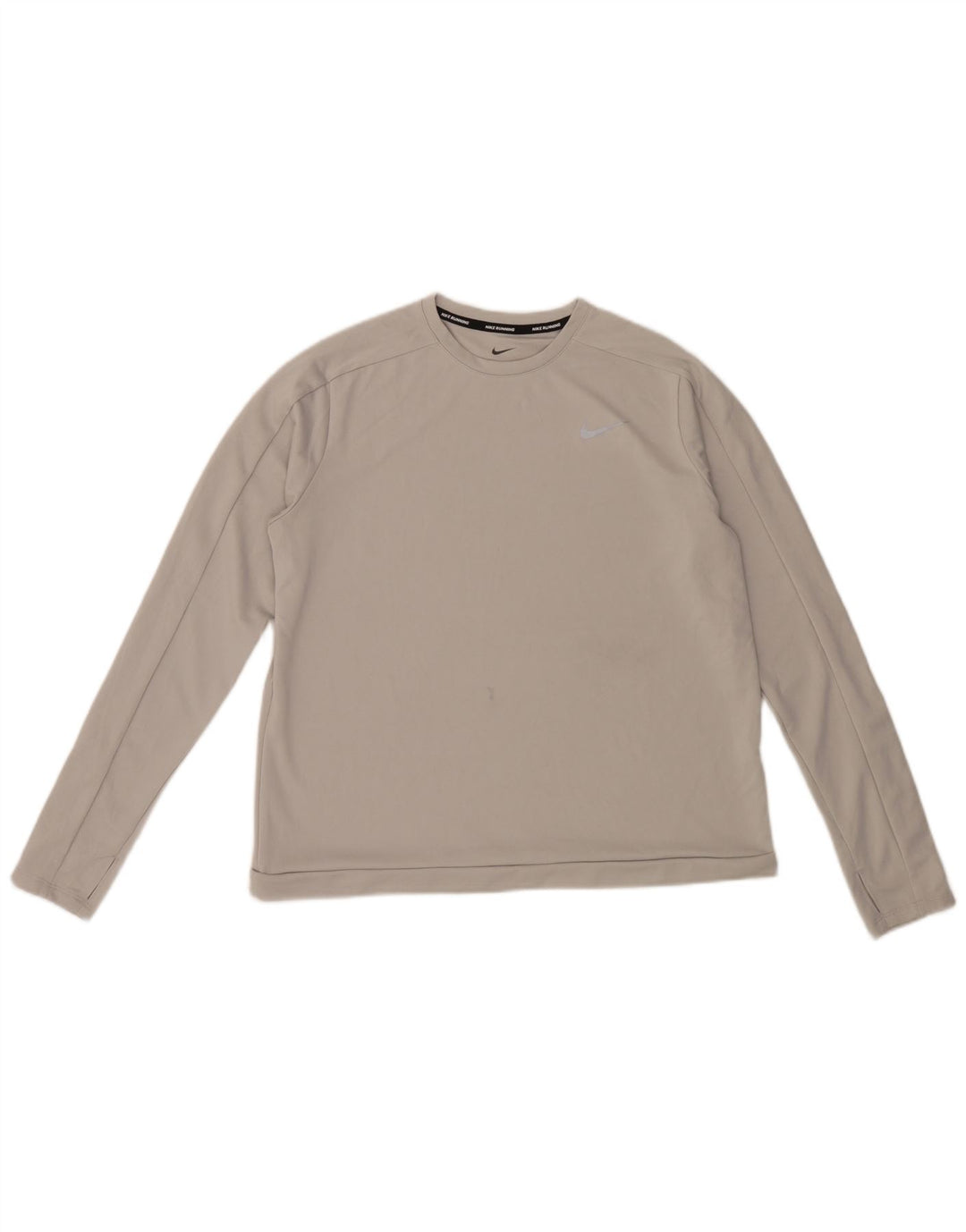 Nike Haut à manches longues pour femme UK 16 Large Gris