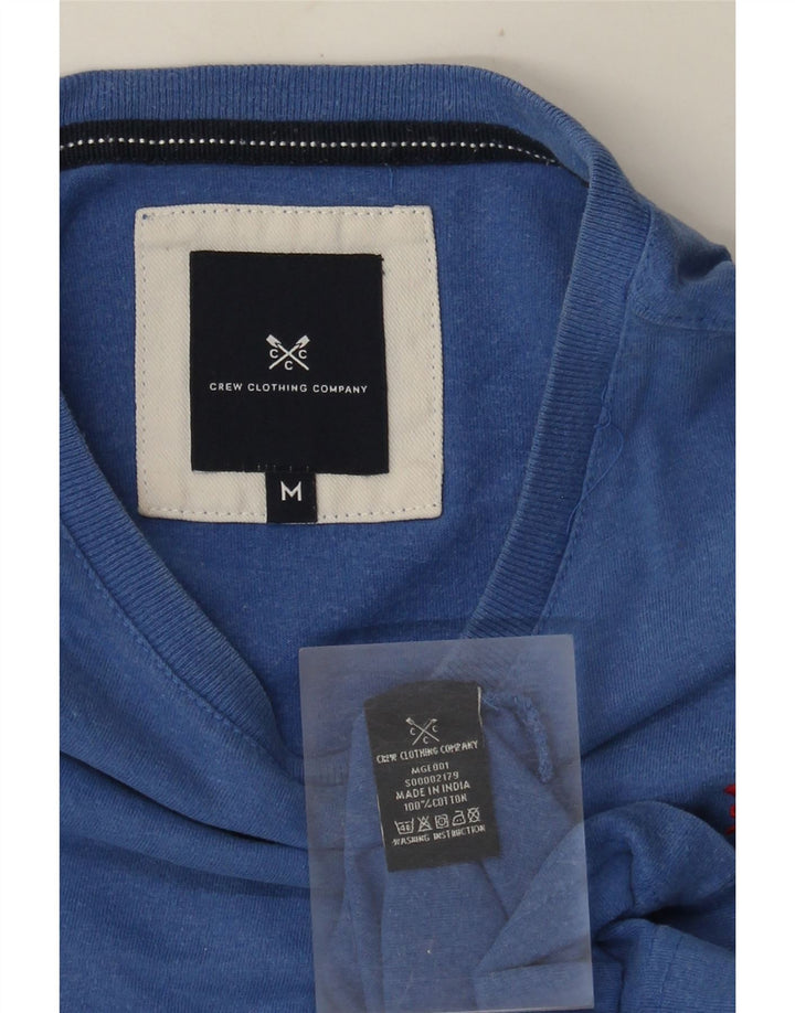 Crew Clothing T-Shirt Homme Bleu Moyen Coton