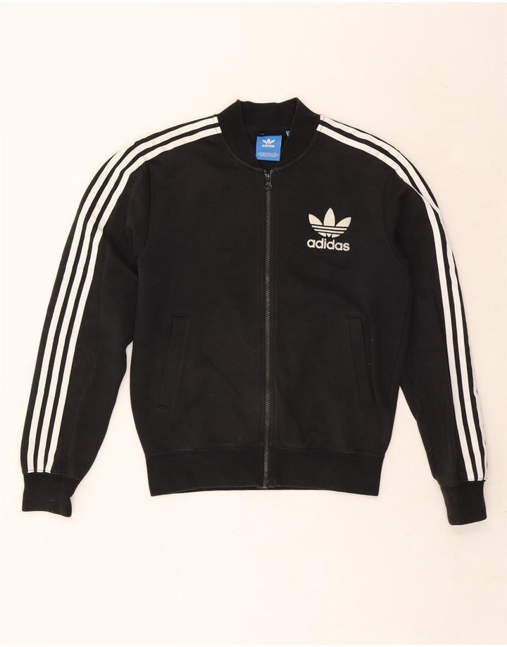 Adidas Veste de survêtement pour homme Petit coton noir