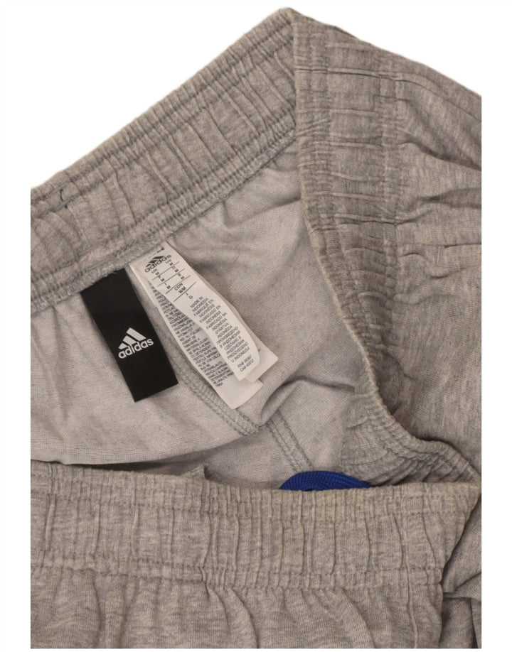 Adidas Pantalon de survêtement pour homme en coton gris moyen