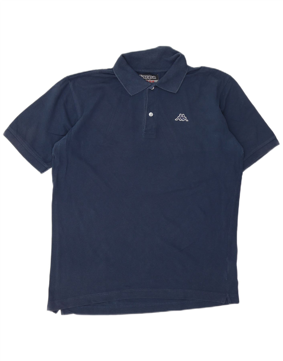 Kappa Polo Homme Large Bleu Marine Coton