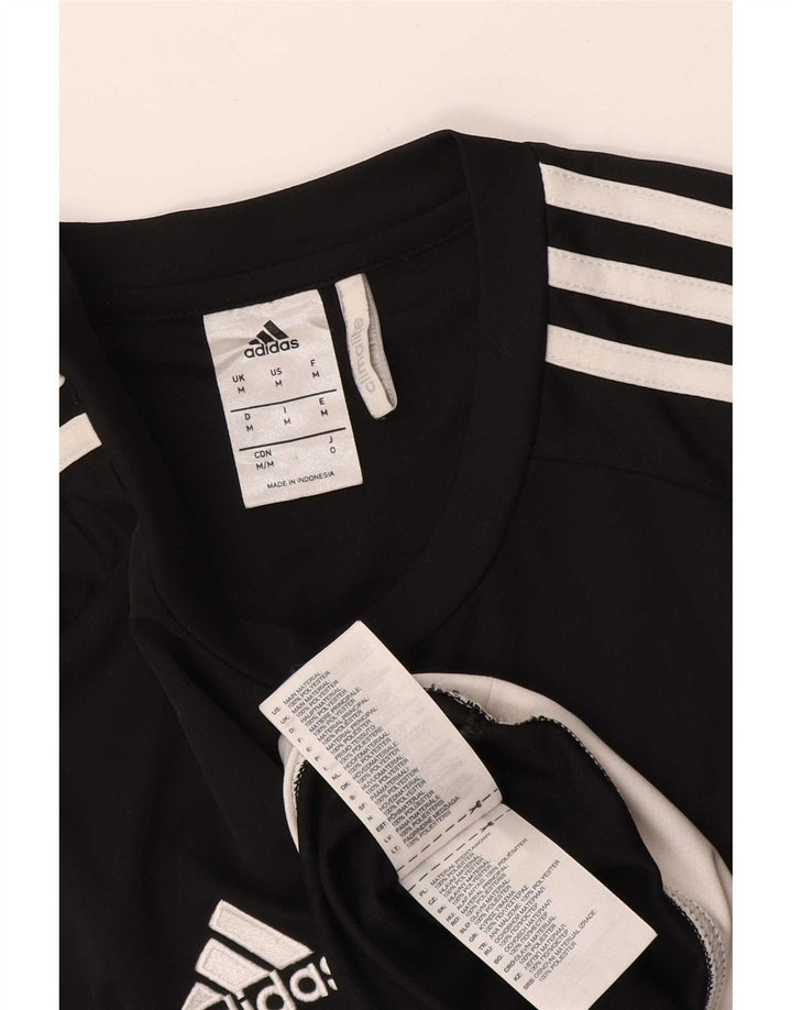 Adidas Hommes Climalite T-Shirt Haut Noir Colorblock Polyester
