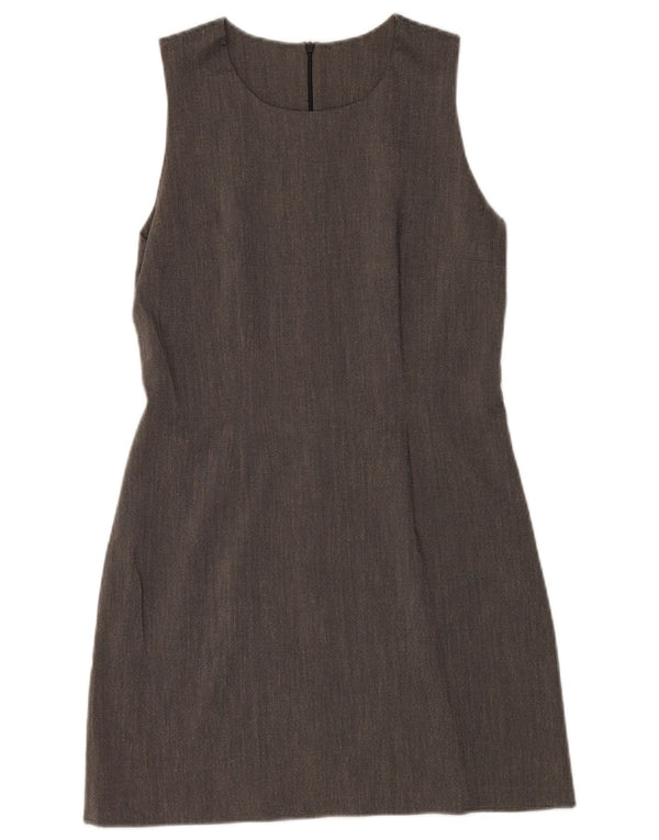 Robe fourreau sans manches femme vintage IT 42 Viscose gris moyen