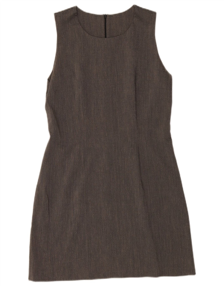 Robe fourreau sans manches femme vintage IT 42 Viscose gris moyen