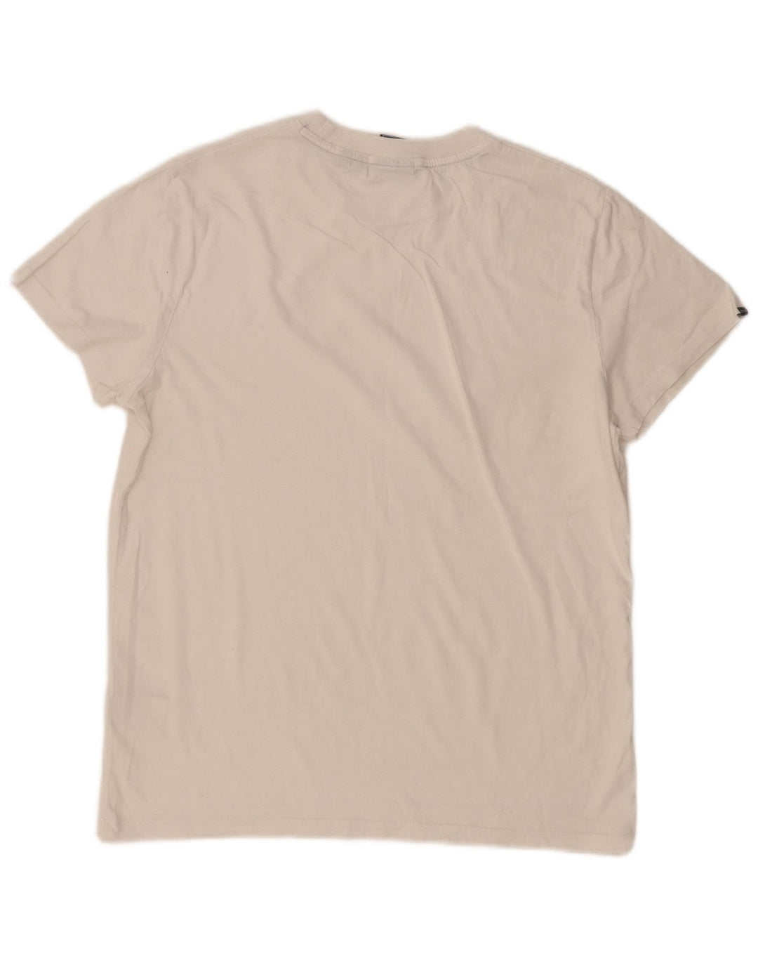 Superdry T-Shirt Homme Blanc Moyen Coton