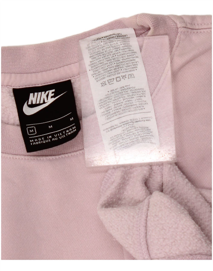 NIKE Sweat-shirt surdimensionné pour femme UK 14 Coton violet moyen