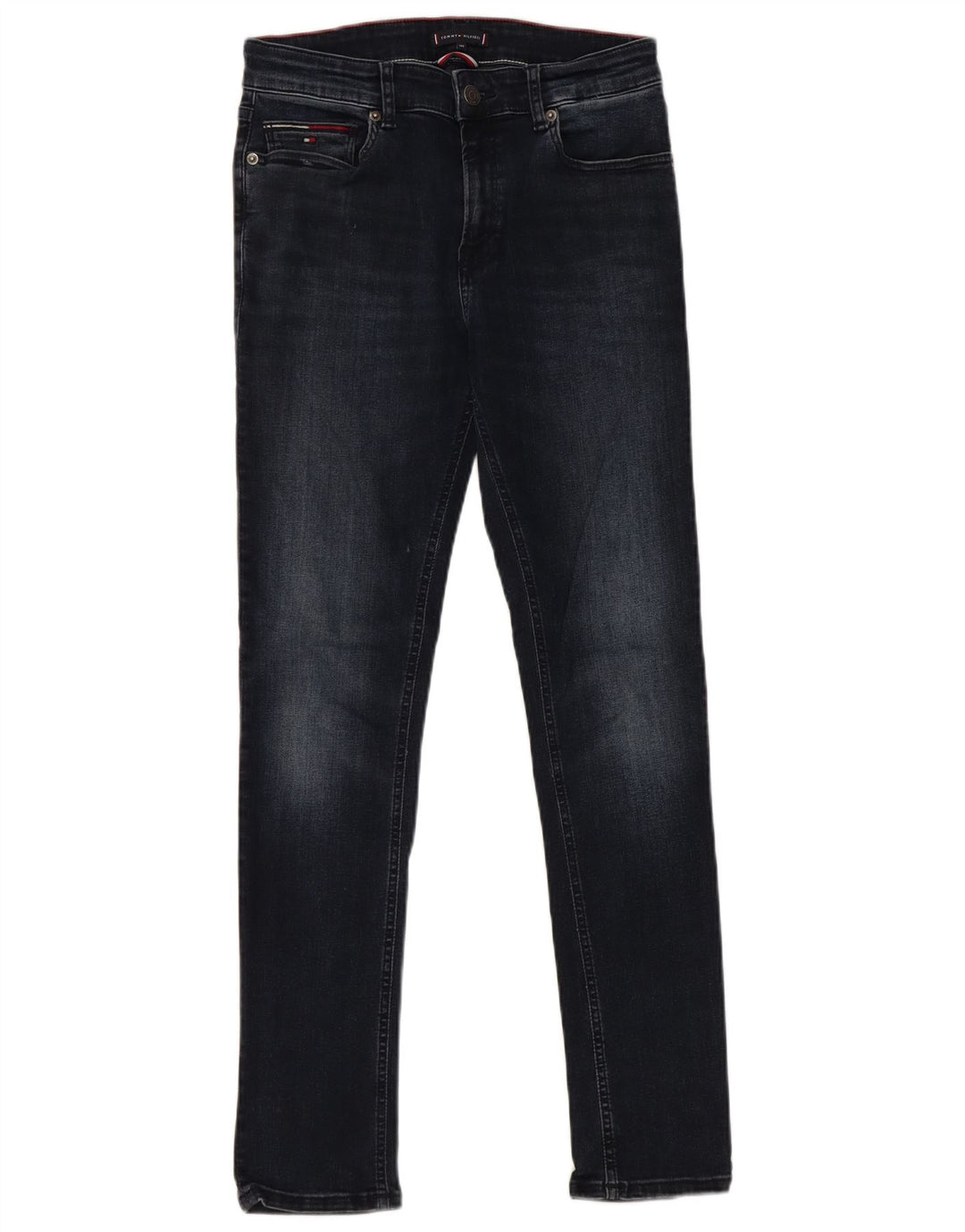 TOMMY HILFIGER Jean skinny garçon 13-14 ans W28 L29 Bleu marine Coton