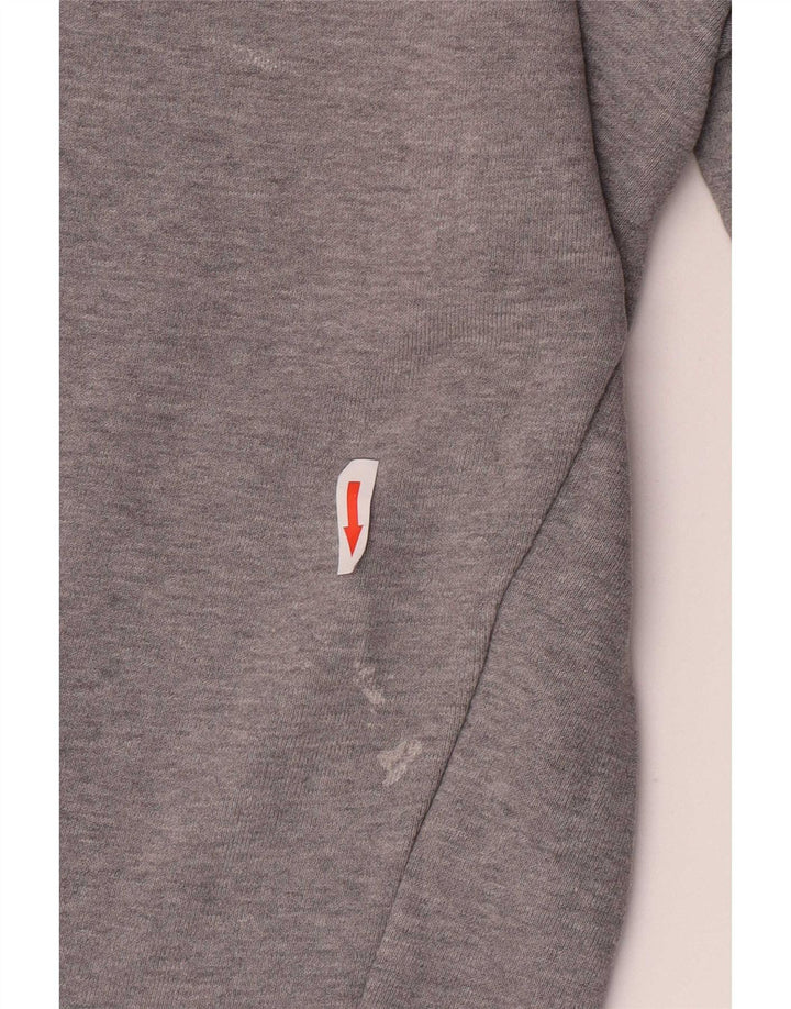 Nike Pantalon de survêtement pour homme Large en coton color block gris