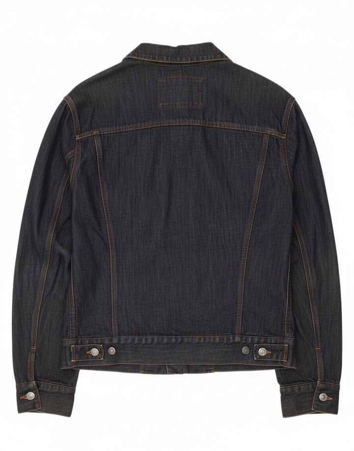 Zara Veste en jean pour homme UK 36 Petit coton bleu marine