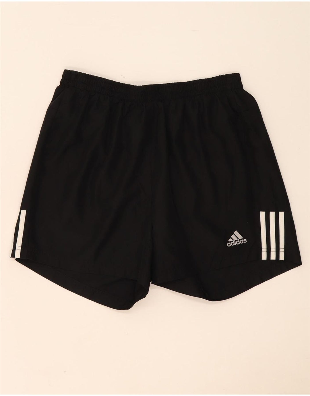 Adidas Short de sport pour femme UK 14 Medium Noir Polyester
