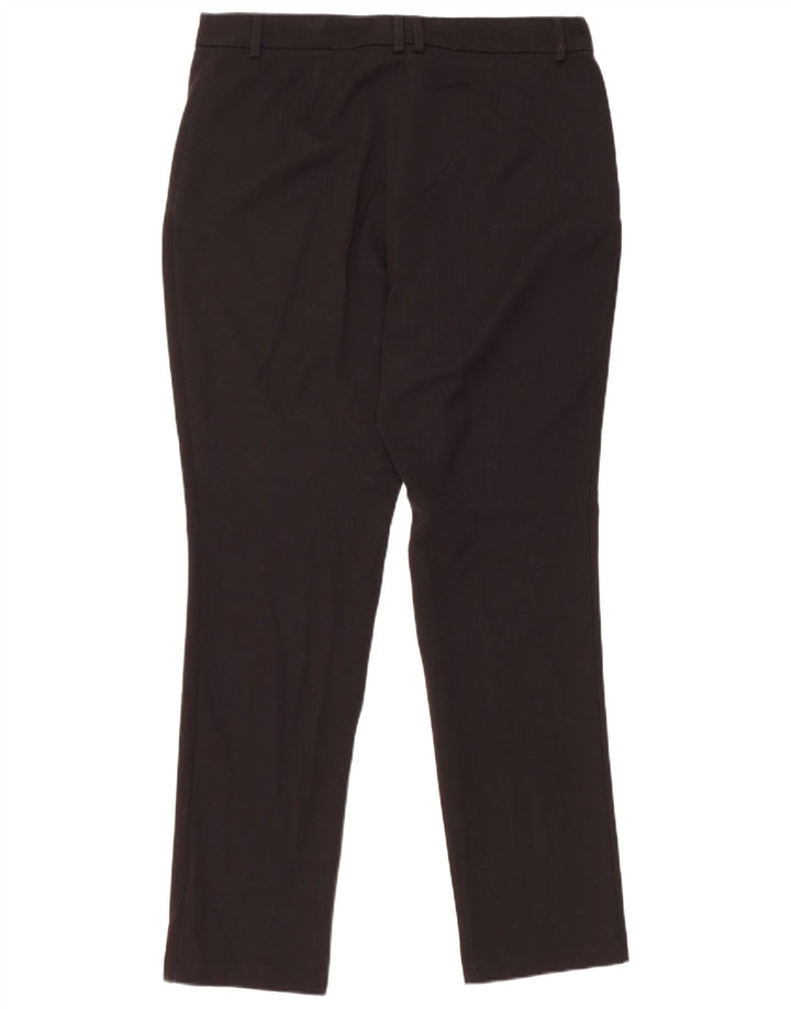 Marks & Spencer Pantalon décontracté slim pour femme W34 L31 Noir Polyester