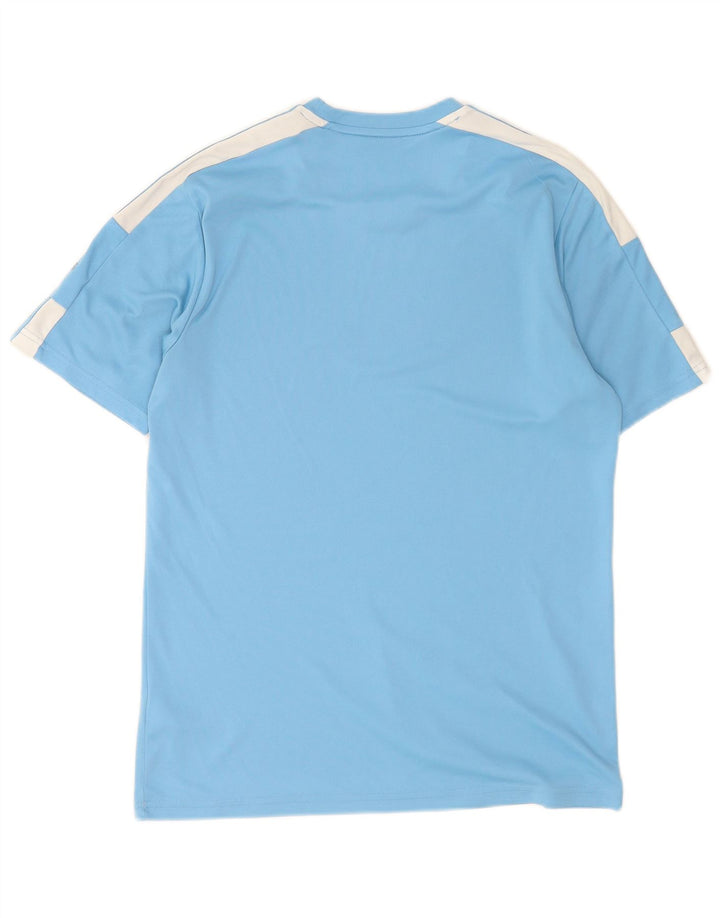 Adidas Homme Aeroready T-Shirt Top Bleu Moyen Polyester Colorblock