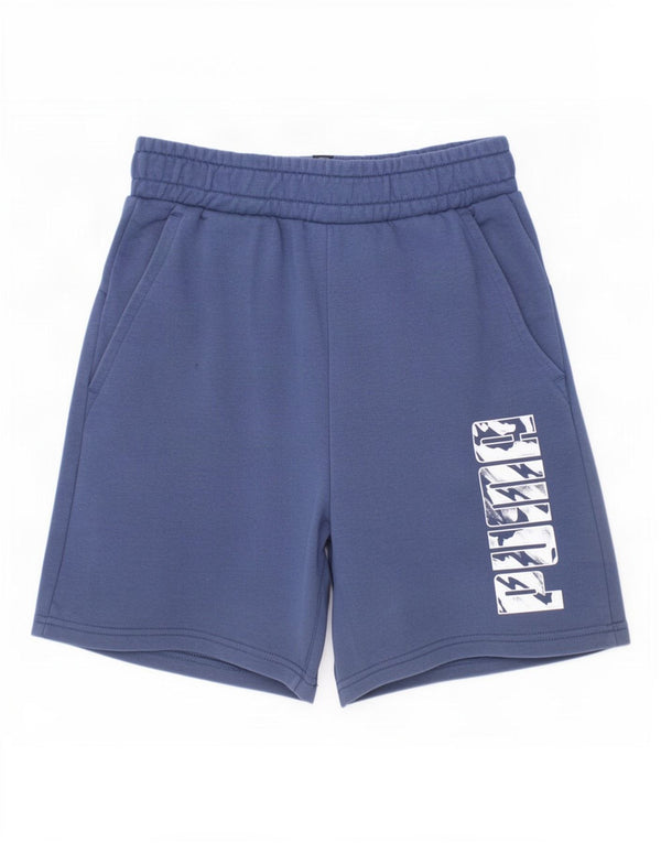 Puma Short de sport graphique garçon 11-12 ans bleu
