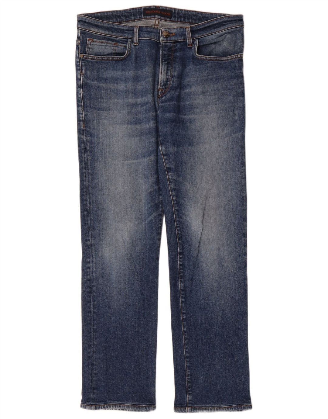 Trussardi Jean Droit W34 L30 Bleu Homme