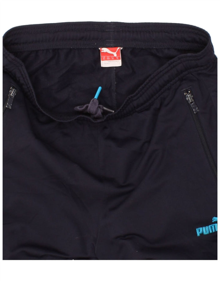 PUMA Boys Tracksuit Trousers 13-14 Years  Navy Blue Vintage Puma and Second-Hand Puma from Messina Hembry 