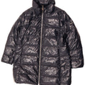 Dkny Manteau rembourré pour femme UK 18 XL Bleu marine Nylon