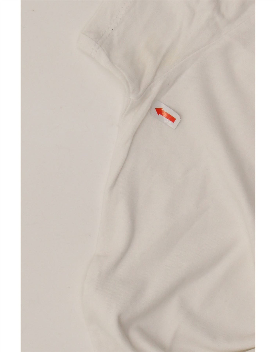 LEVI'S T-Shirt Femme UK 14 Medium Blanc