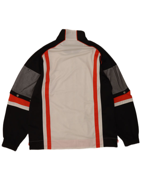 Sergio Tacchini Veste de survêtement pour homme 2XL Blanc Colorblock Polyester