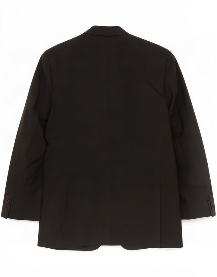 Marks & Spencer Veste blazer à 2 boutons pour homme UK 44 XL Noir Polyester