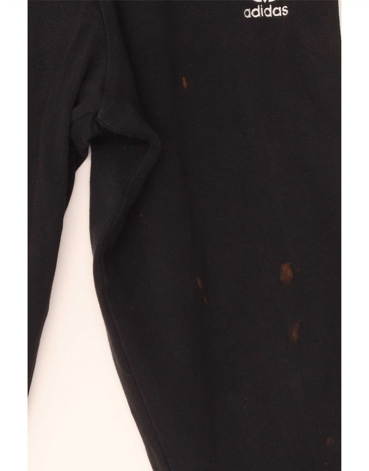 Adidas Leggings pour hommes UK 12 coton noir moyen