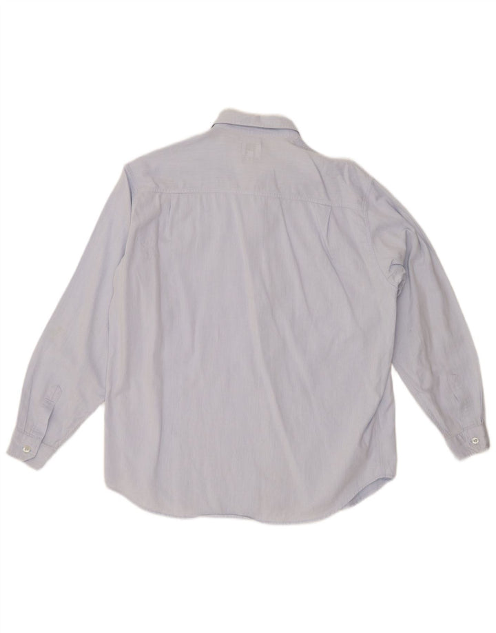 ARMANI JUNIOR Chemise Garçon 13-14 ans Coton Rayé Bleu