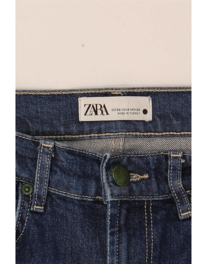 Zara Jean Slim Femme EU 36 XS W26 L31 Bleu