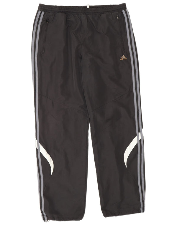 Adidas Pantalon de survêtement Clima 365 pour femme UK 16 Large Noir Colourblock