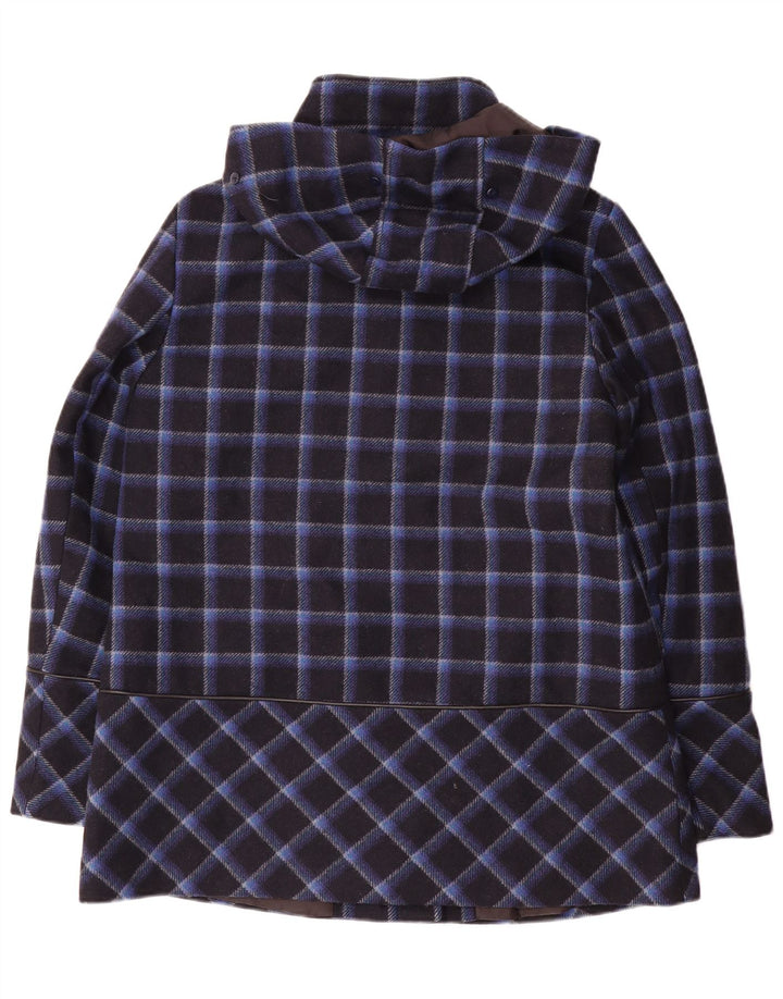 ESPRIT Veste coupe-vent à capuche pour femme UK 14 Medium Black Check