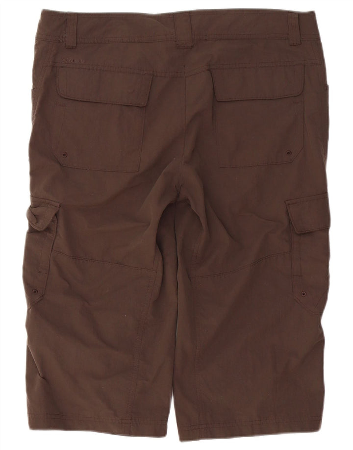 Columbia Bermuda Cargo pour femme US 12 Large W36 Nylon marron