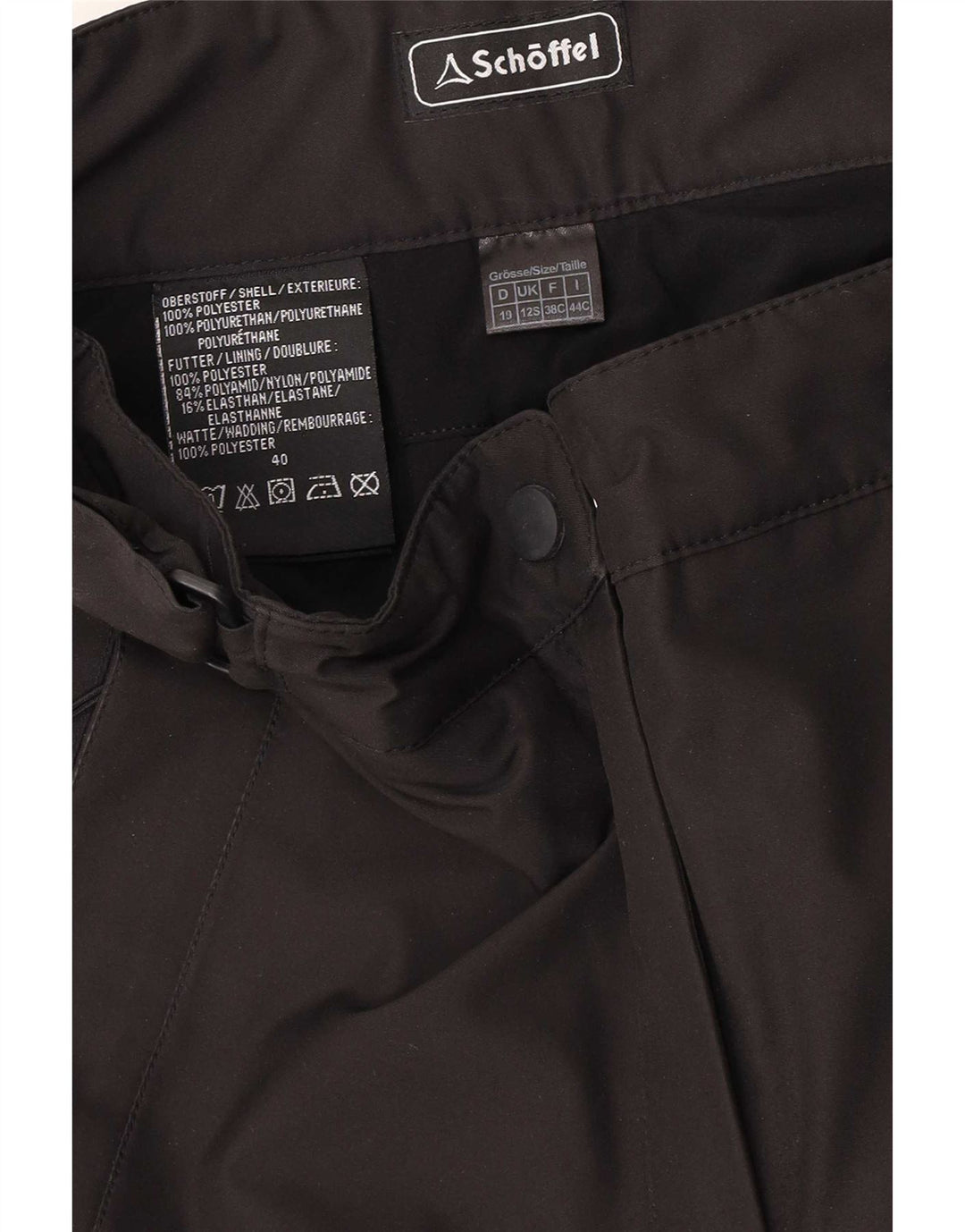 Schoffel Pantalon de ski femme UK 12 Medium Noir Polyester