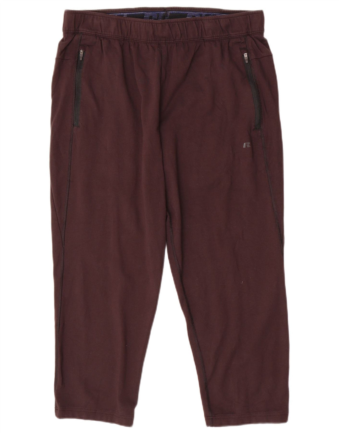 RUSSELL ATHLETIC Pantalon de survêtement court pour homme Large Rayonne noire