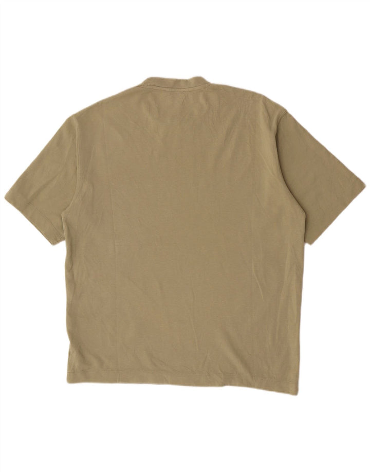 Zara Homme T-Shirt Top Petit Kaki Coton