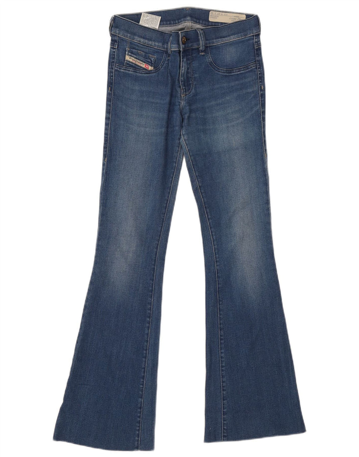DIESEL Femme Livier-flare Taille Basse Super Slim Jean Évasé W27 L32 Bleu