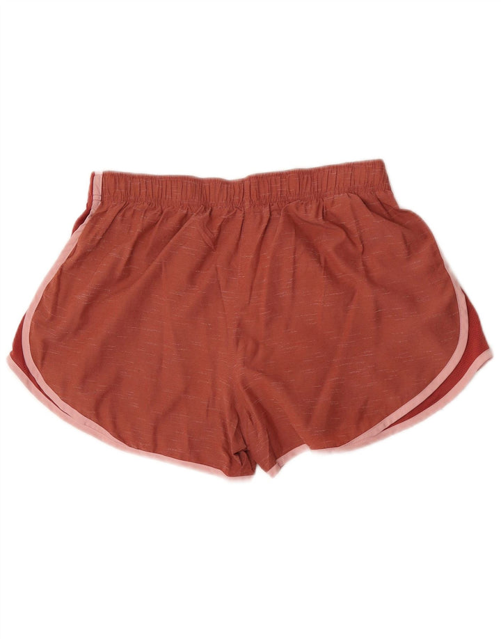 Nike Short de sport Dri Fit pour femme UK 14 Large Marron Moucheté Polyester