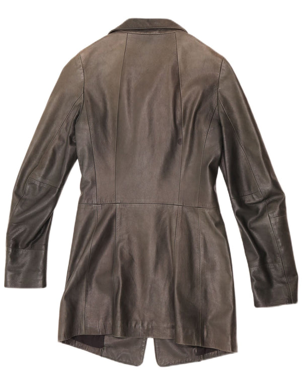 Veste en cuir femme vintage IT 40 Petit cuir vert