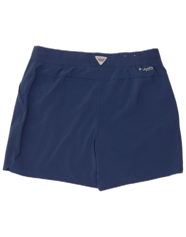 Columbia Short décontracté pour femme Large W32 Bleu marine Polyester