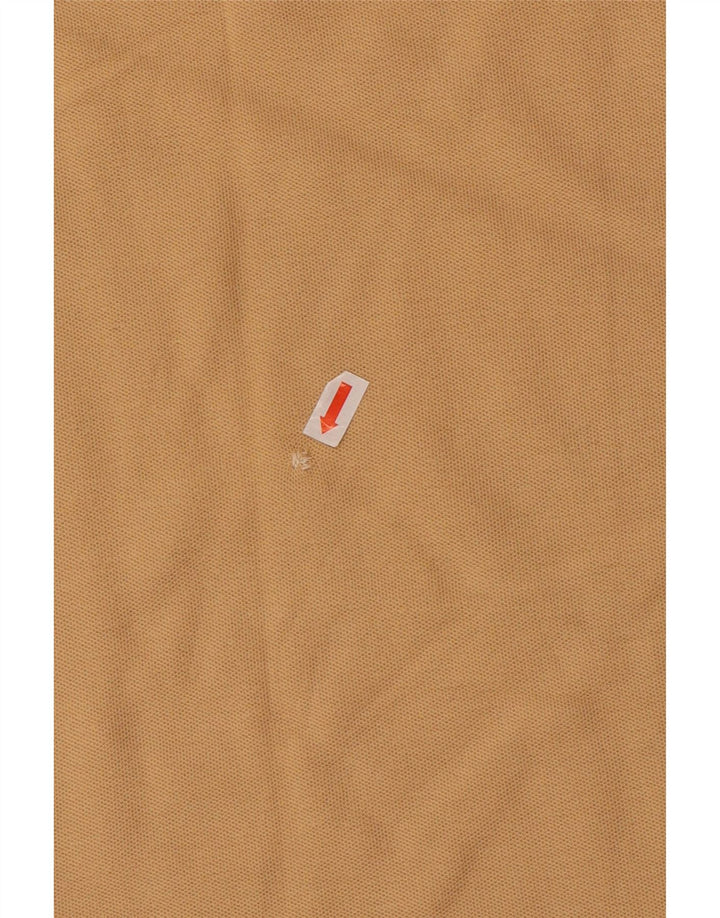 FILA Polo à Manches Longues Homme Beige Moyen Coton