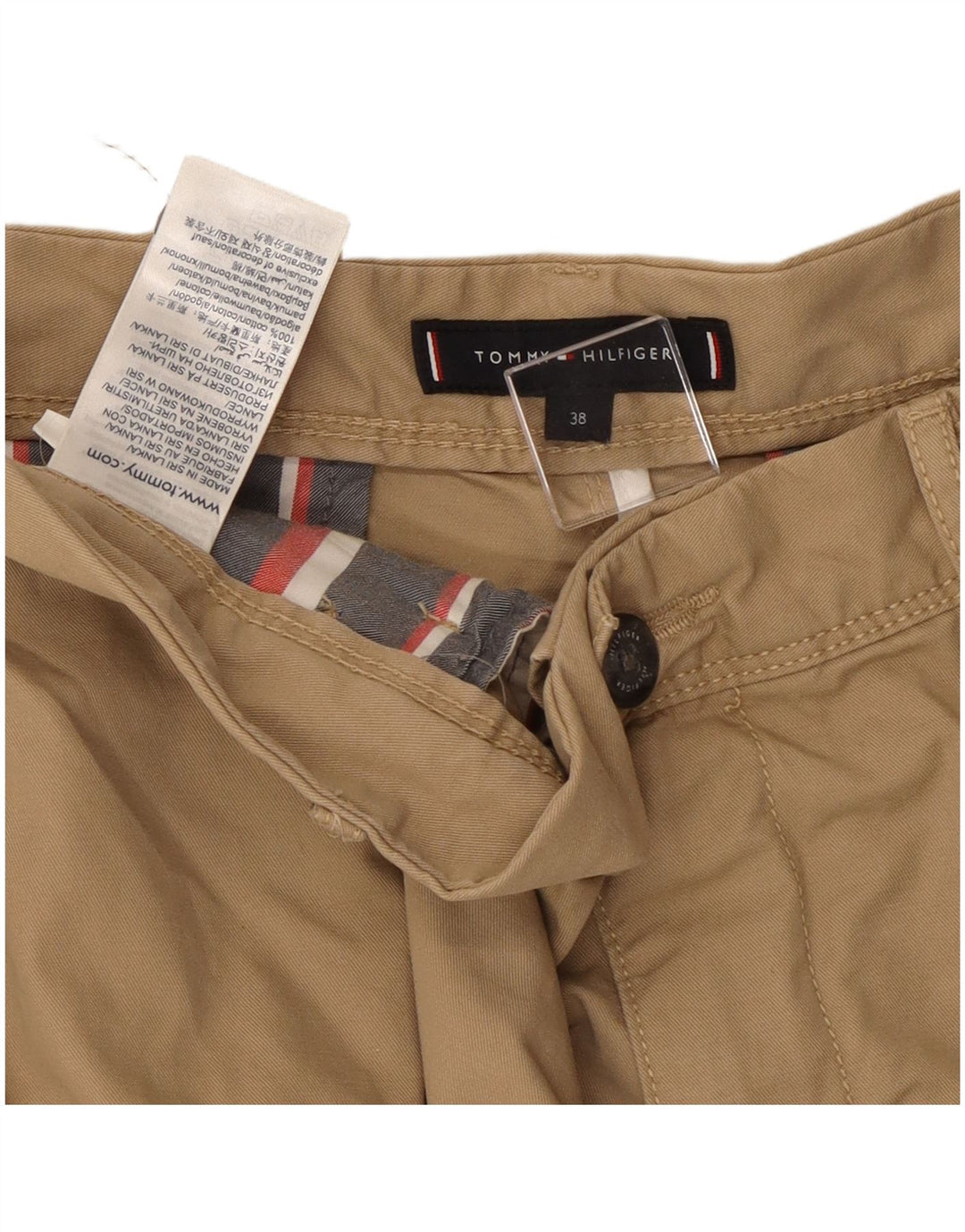 TOMMY HILFIGER Short Cargo Homme W38 XL Coton Beige