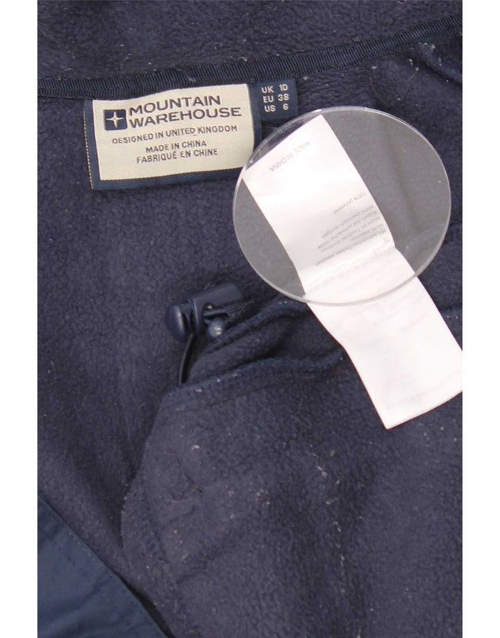 Mountain Warehouse Veste coupe-vent à capuche pour femme UK 10 Small Bleu marine