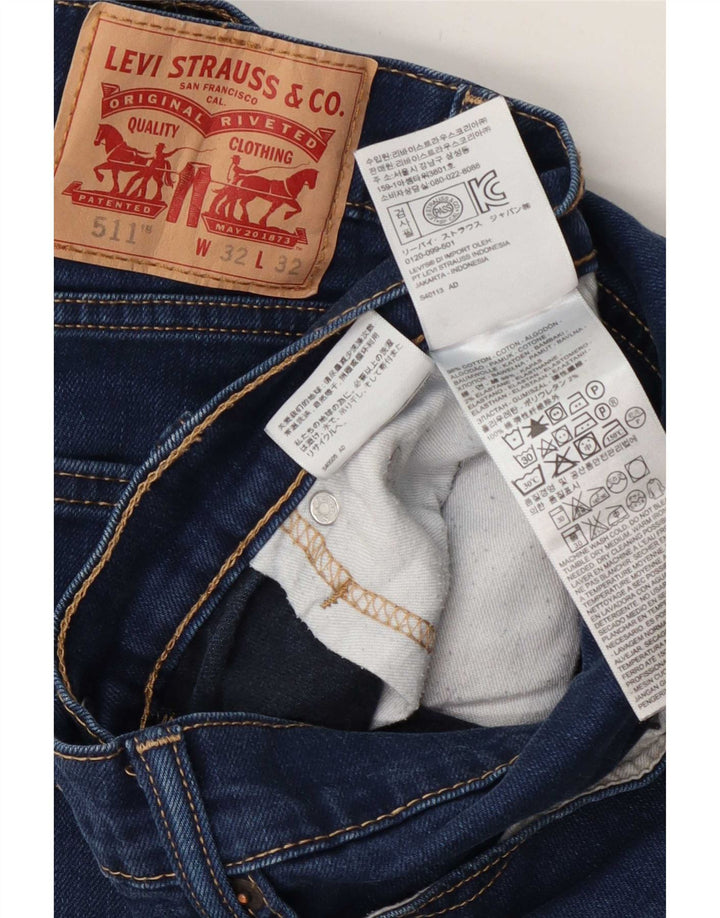 Levi's Jean Slim 511 Homme Bleu W32 L32 Coton