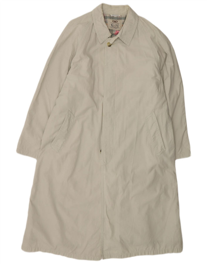 Ciao Manteau Homme UK 36 Petit Gris Coton